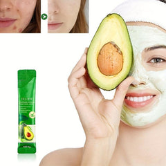 12pcs Avocado Facial Mask for Deep Cleansing Pores and Rejuvenation