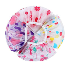 Waterproof Shower Cap with Lace Enlarged Design