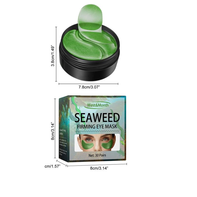 60pcs Seaweed Firming Eye Mask Lifting Moisturizing Hydrating Care