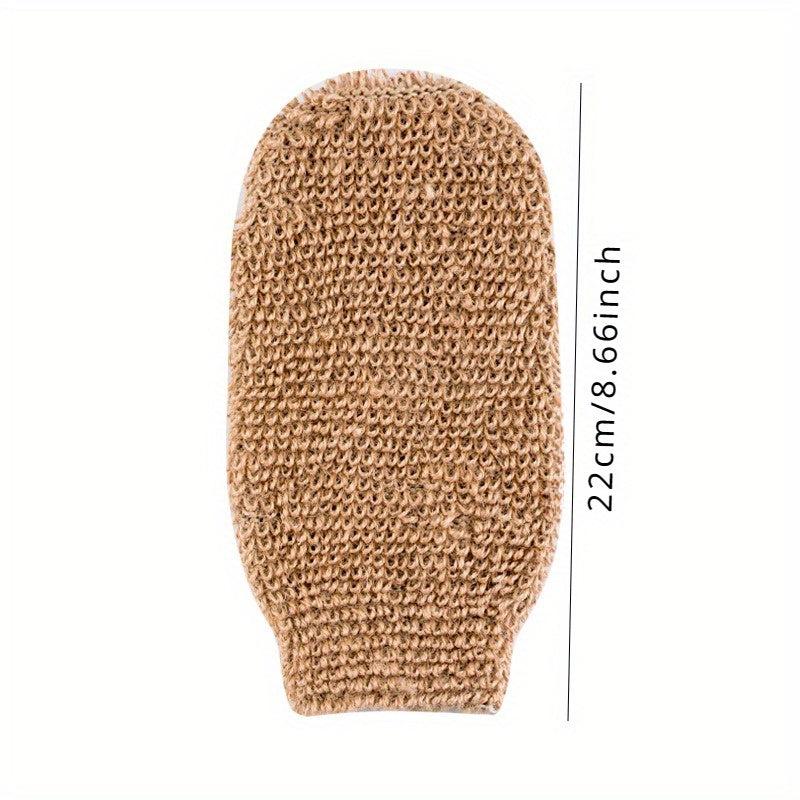 Double Sided Exfoliating Shower Gloves for Spa Massage - Bath Mitt Washcloth