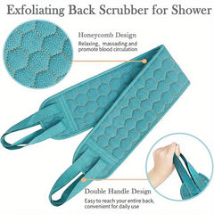 4pc Bath Exfoliating Set Loofah Sponge Bath Glove Towel Back Scrubber