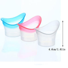 2 Pack Silicone Eye Wash Cups with Storage Container