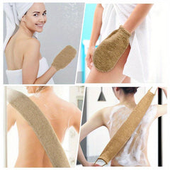Exfoliating Glove and Washcloth Set for Body Scrubbing