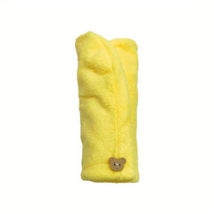 Microfiber Hair Towel Care Cap Fast Drying Hair Wraps