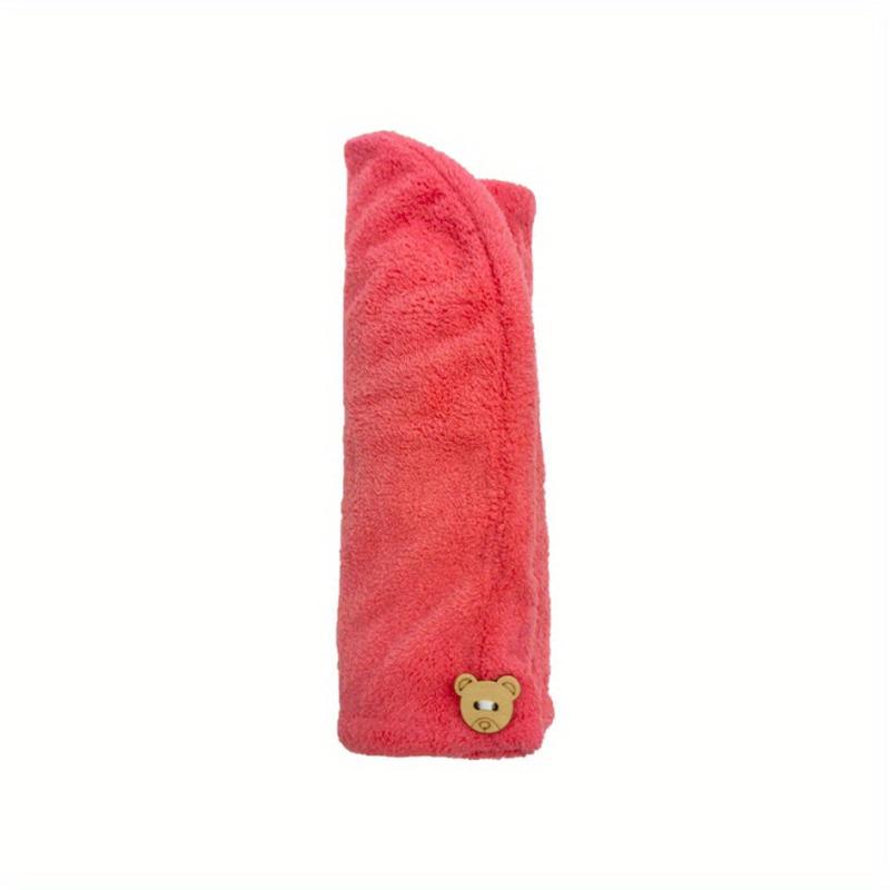 Microfiber Hair Towel Care Cap Fast Drying Hair Wraps