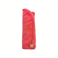 Microfiber Hair Towel Care Cap Fast Drying Hair Wraps
