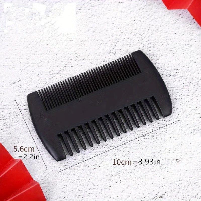 2pcs Beard Comb Double Sided Wooden Hair Comb Styling Beard Portable