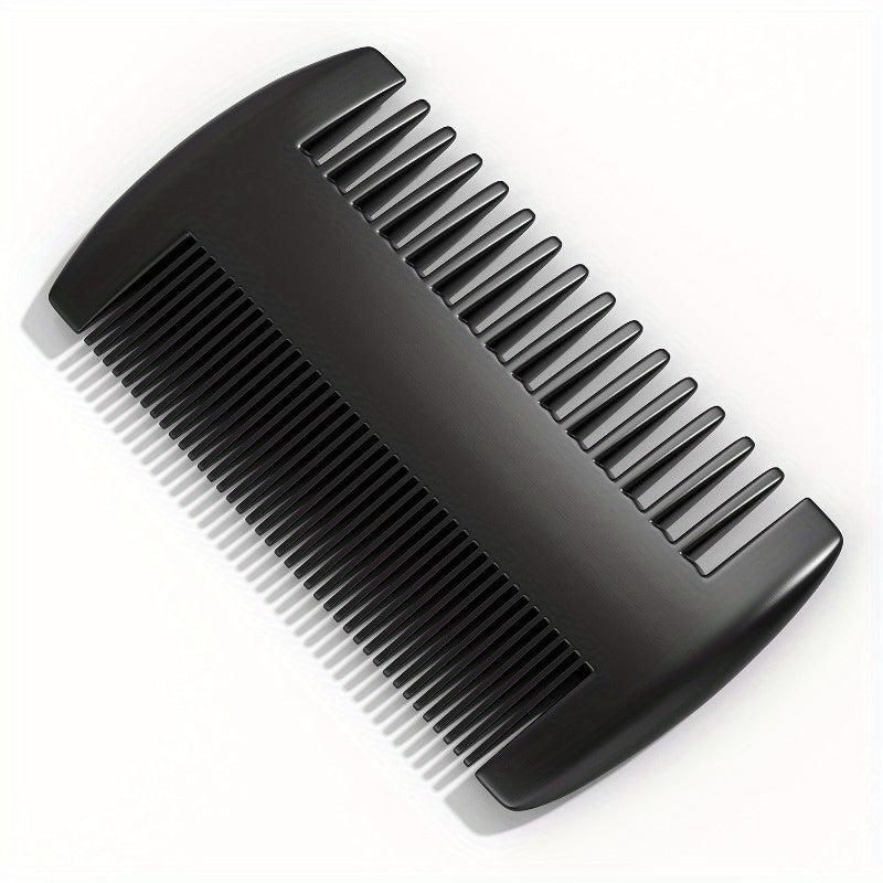 2pcs Beard Comb Double Sided Wooden Hair Comb Styling Beard Portable