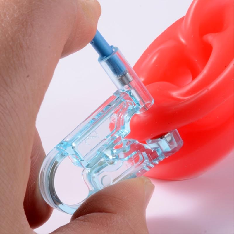 3pcs Set Ear Piercing Gun Steel Ball Stud Earring Set