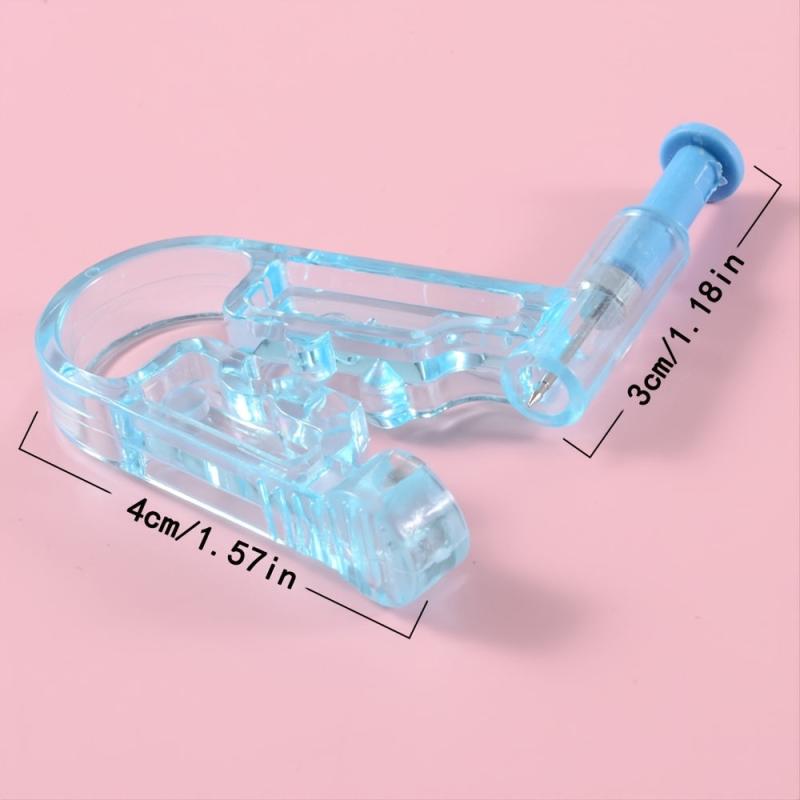 3pcs Set Ear Piercing Gun Steel Ball Stud Earring Set