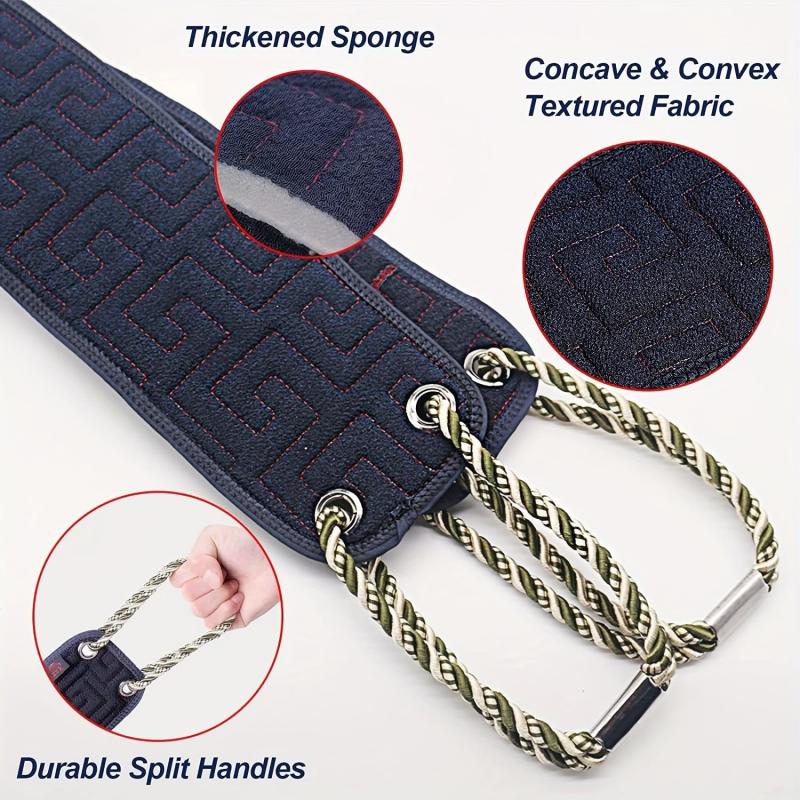 Double Side Bath Towel with Pull Back Strip