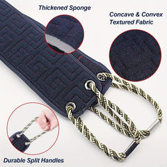 Double Side Bath Towel with Pull Back Strip
