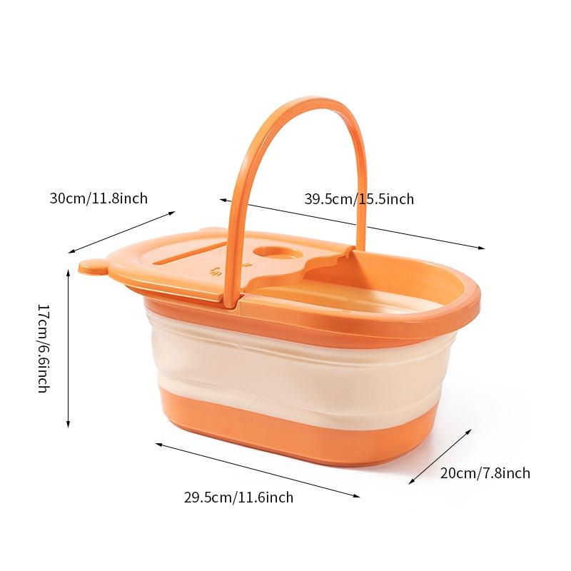 Folding Foot Bath Collapsible Foot Soak Tub Portable Feet Spa Soaking Basin