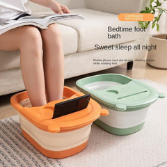 Folding Foot Bath Collapsible Foot Soak Tub Portable Feet Spa Soaking Basin