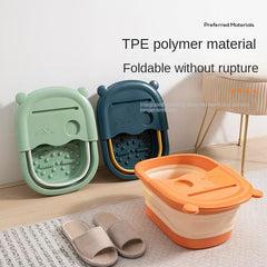 Folding Foot Bath Collapsible Foot Soak Tub Portable Feet Spa Soaking Basin