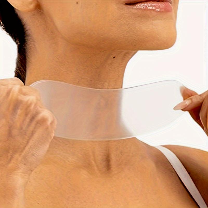 Reusable Silicone Smoothing Wrinkle Neck Pads Patches Lines Skin Care