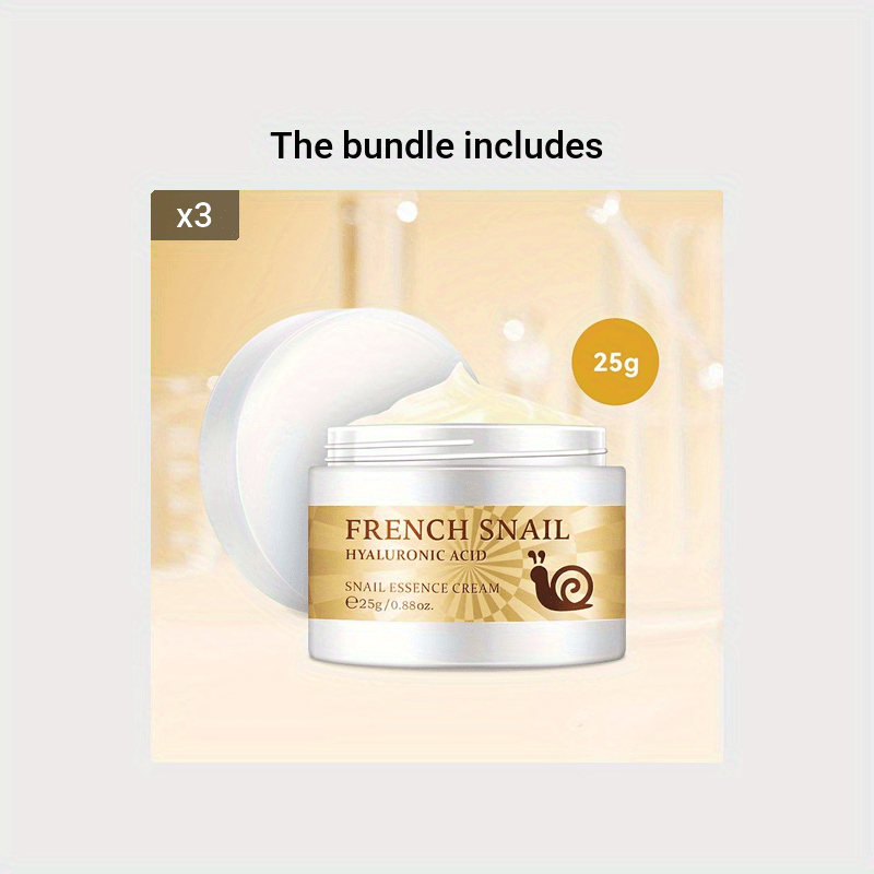 LAIKOU Snail Skin Rejuvenation Facial Cream 25g Hydrating Essence