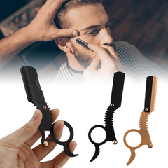 Barber Razor Haircut Beard Eyebrow Shaving Tool - Manual Depilation Razor