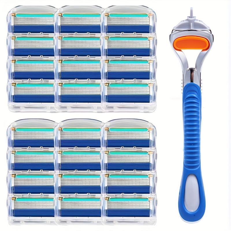 5-Layer Blades Razor For Men With Lubrication & Trimmer