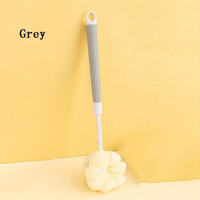 Adjustable Handle Shower Sponge Back Scrubber for Exfoliating Bath Body Brush