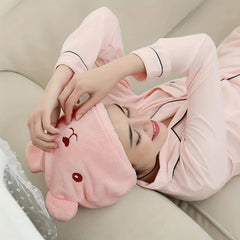 Cartoon Bear Dry Hair Cap Absorbent Towel Wrapped Hair Shower Cap