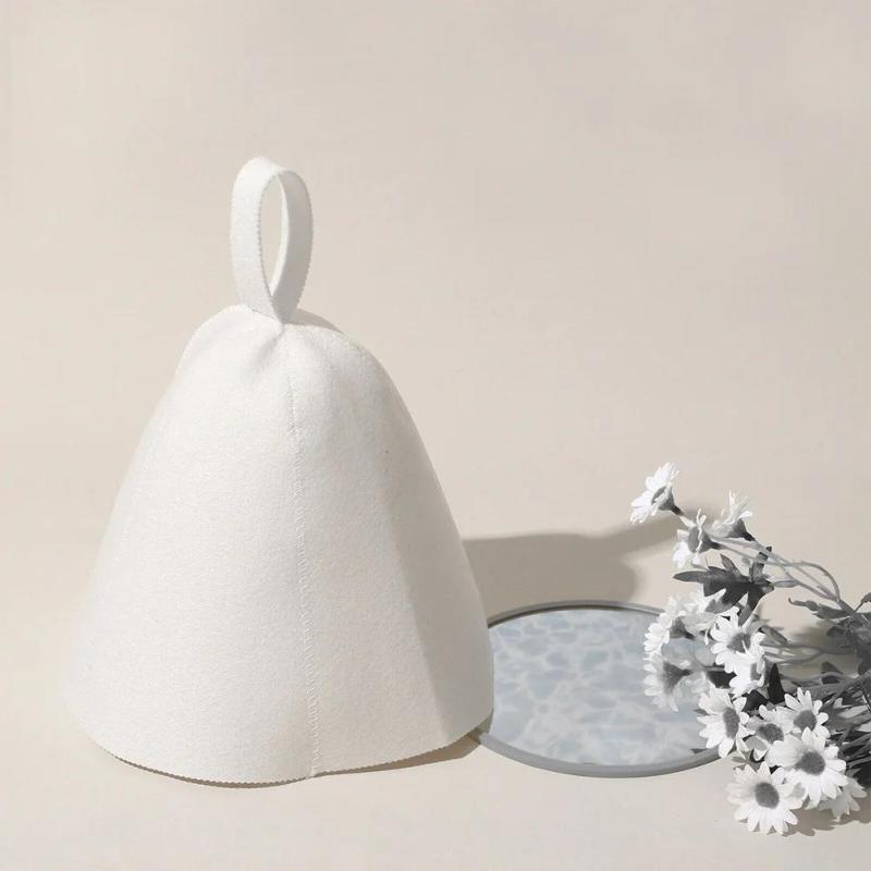 Anti Heat Sauna Hat Thicken Wool Felt Shower Cap Quickly Drying Towel Hats