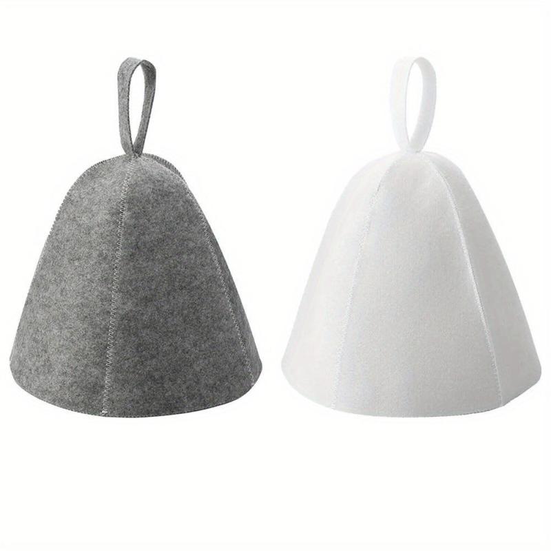 Anti Heat Sauna Hat Thicken Wool Felt Shower Cap Quickly Drying Towel Hats