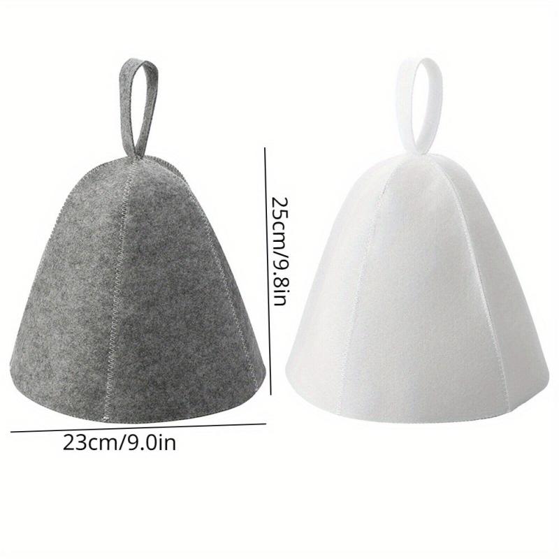 Anti Heat Sauna Hat Thicken Wool Felt Shower Cap Quickly Drying Towel Hats