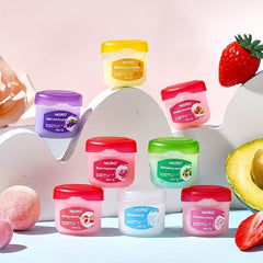 8pcs Fruit Lip Base Colorless Lipstick Moisturizing Lasting Strawberry