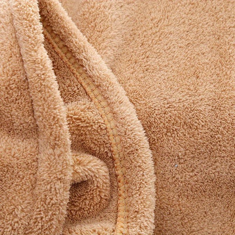Coral Fleece Hair Towel Wrap for Women - Microfiber Absorbent Hair Turban