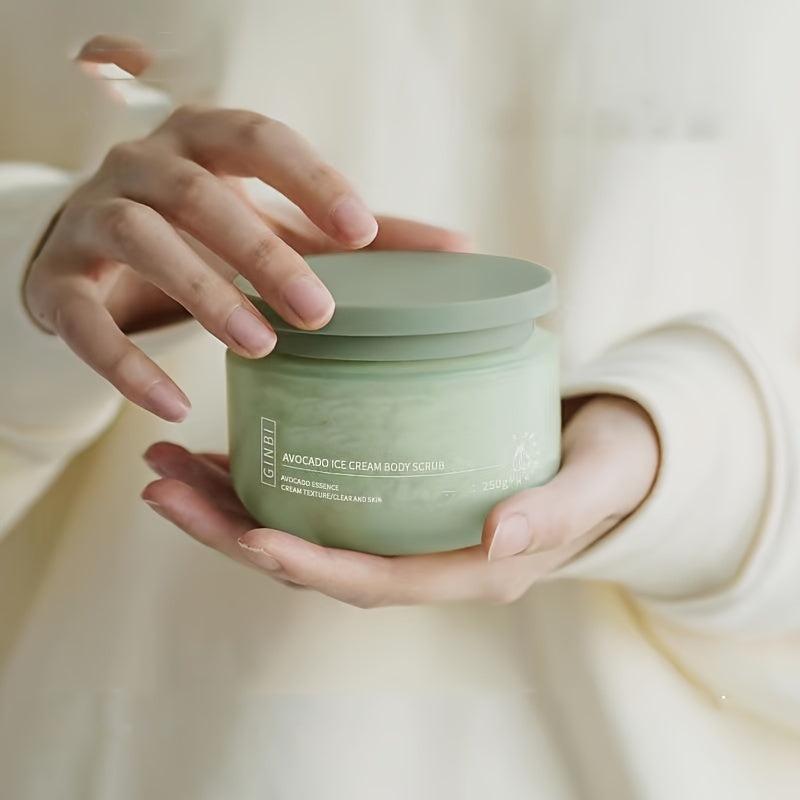Avocado Ice Cream Body Scrub for Silky Smooth Skin