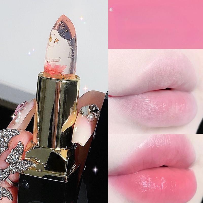 Color-Changing Flower Lipstick Moisturizing Lip Balm