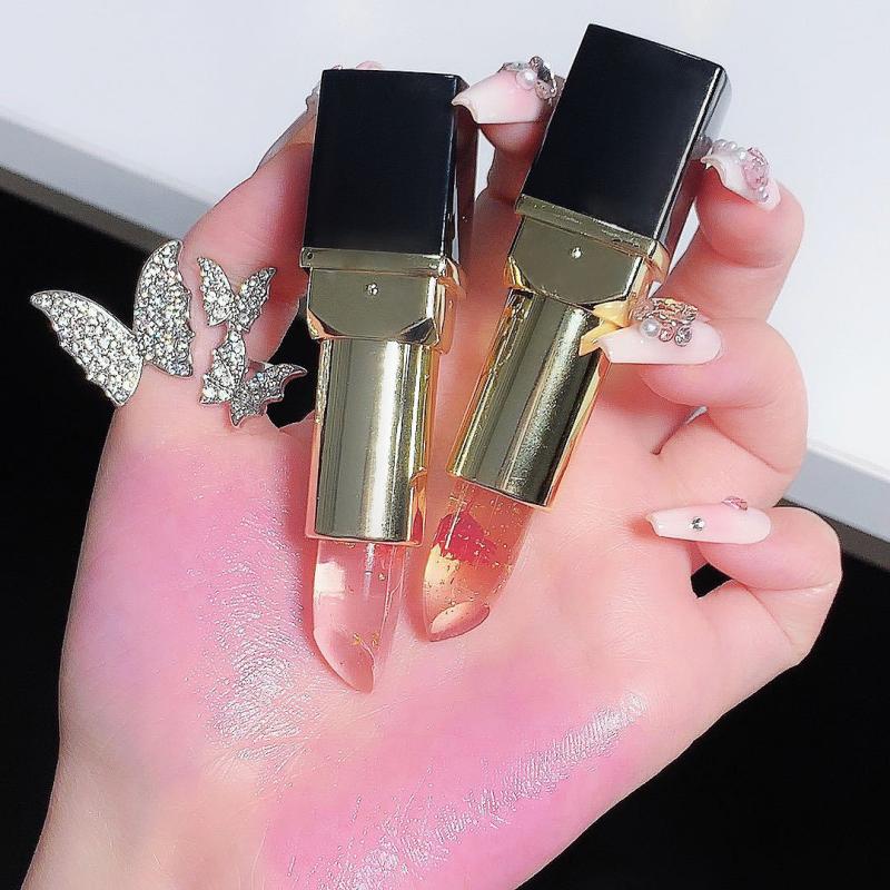 Color-Changing Flower Lipstick Moisturizing Lip Balm