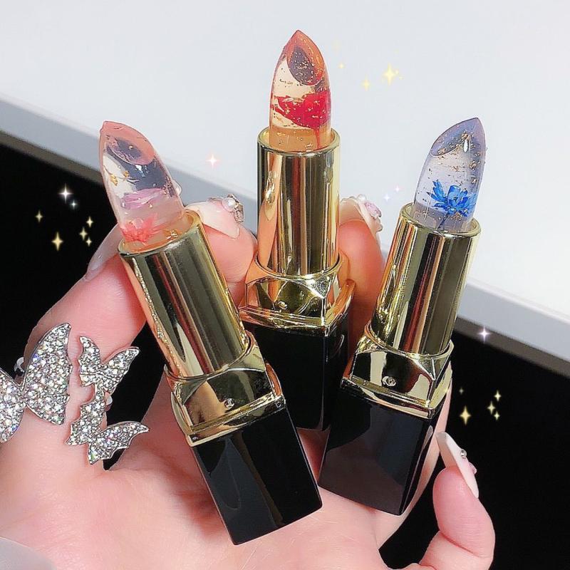 Color-Changing Flower Lipstick Moisturizing Lip Balm
