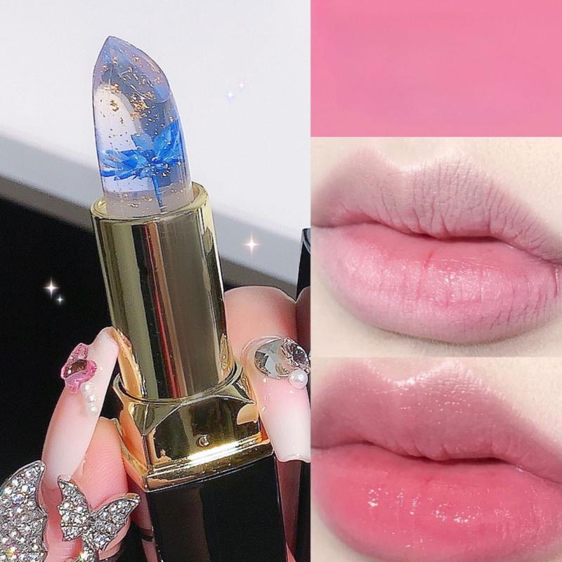 Color-Changing Flower Lipstick Moisturizing Lip Balm