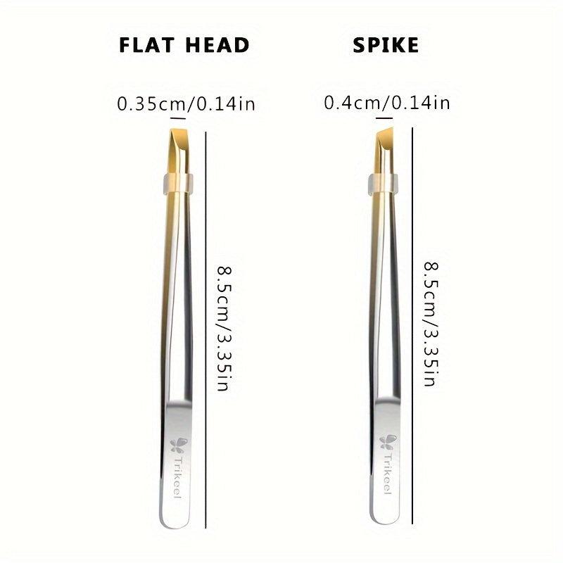 Stainless Steel Eyebrow Twizzers For Grafting False Eyelashes