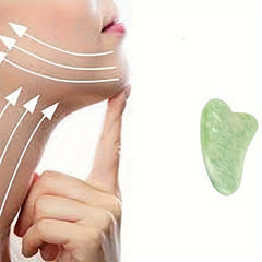 Natural Jade Roller Massager Set Facial Beauty Machine