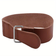 Double Layer PU Leather Canvas Razor Strop Polishing Strap