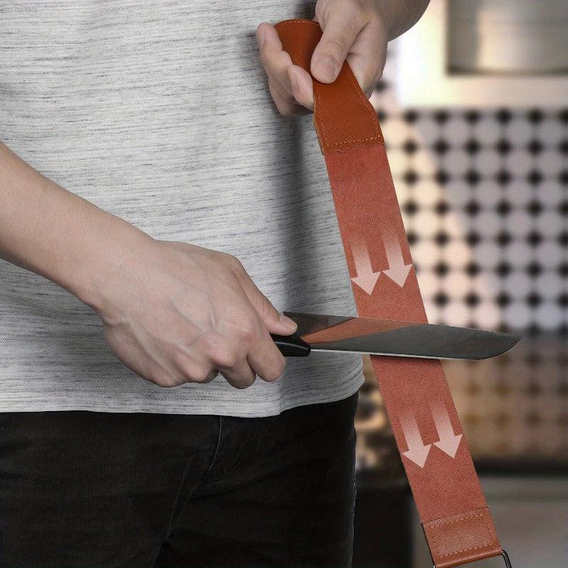 Double Layer PU Leather Canvas Razor Strop Polishing Strap