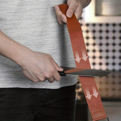 Double Layer PU Leather Canvas Razor Strop Polishing Strap