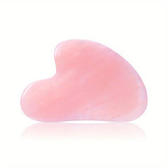 Pink Crystal Gua Sha Facial Massage Tool For Skin Care