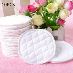 10pcs Reusable Cotton Pads Washable Makeup Remover Pad Soft Face Skin Cleaner