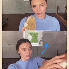 Wooden Bath Body Brush Massage with Natural Bristle Soft Scrubber
