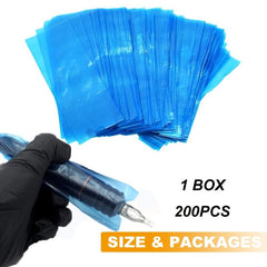 200pcs Disposable Pen Machine Sleeves Plastic Protective Pen Bags