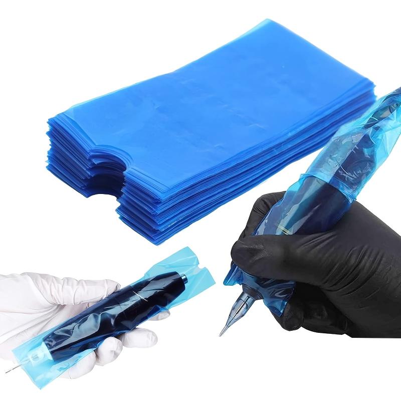 200pcs Disposable Pen Machine Sleeves Plastic Protective Pen Bags