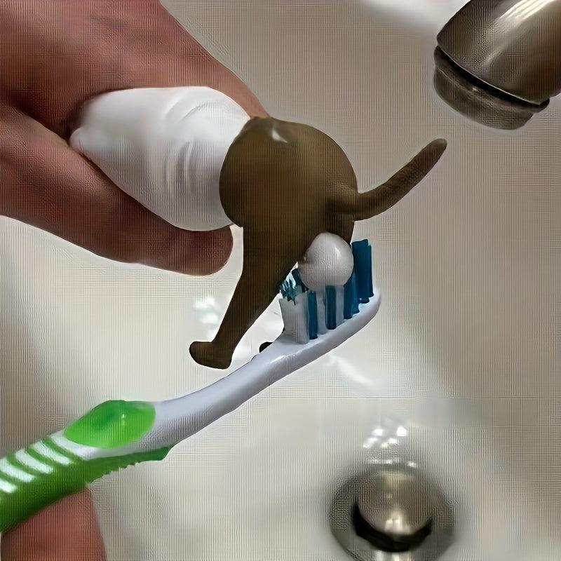 Poop Dog Butt Toothpaste Caps - For Squeezing Out Toothpaste Pranks