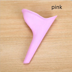 Portable Female Urinal Reusable Funnel Stand & Pee Cup