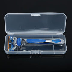 1pc Transparent Razor Storage Box Travel Portable Container