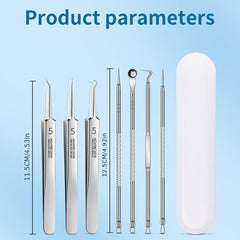 Blackhead Remover Tools 8Pcs Pimple Popper Kit Stainless Steel Acne