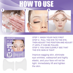 10pcs Eye Lifting Patch Collagen Eye Mask - Lift, Firm, Improve